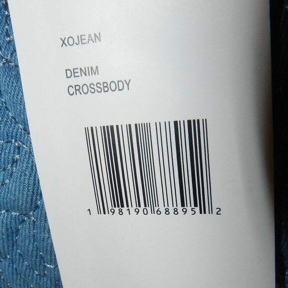 Betsey Johnson Embroidered Denim/Rose Crossbody/Hand Bag 🆕FAST SHIP😮💨⚡🚚 - Picture 11 of 13